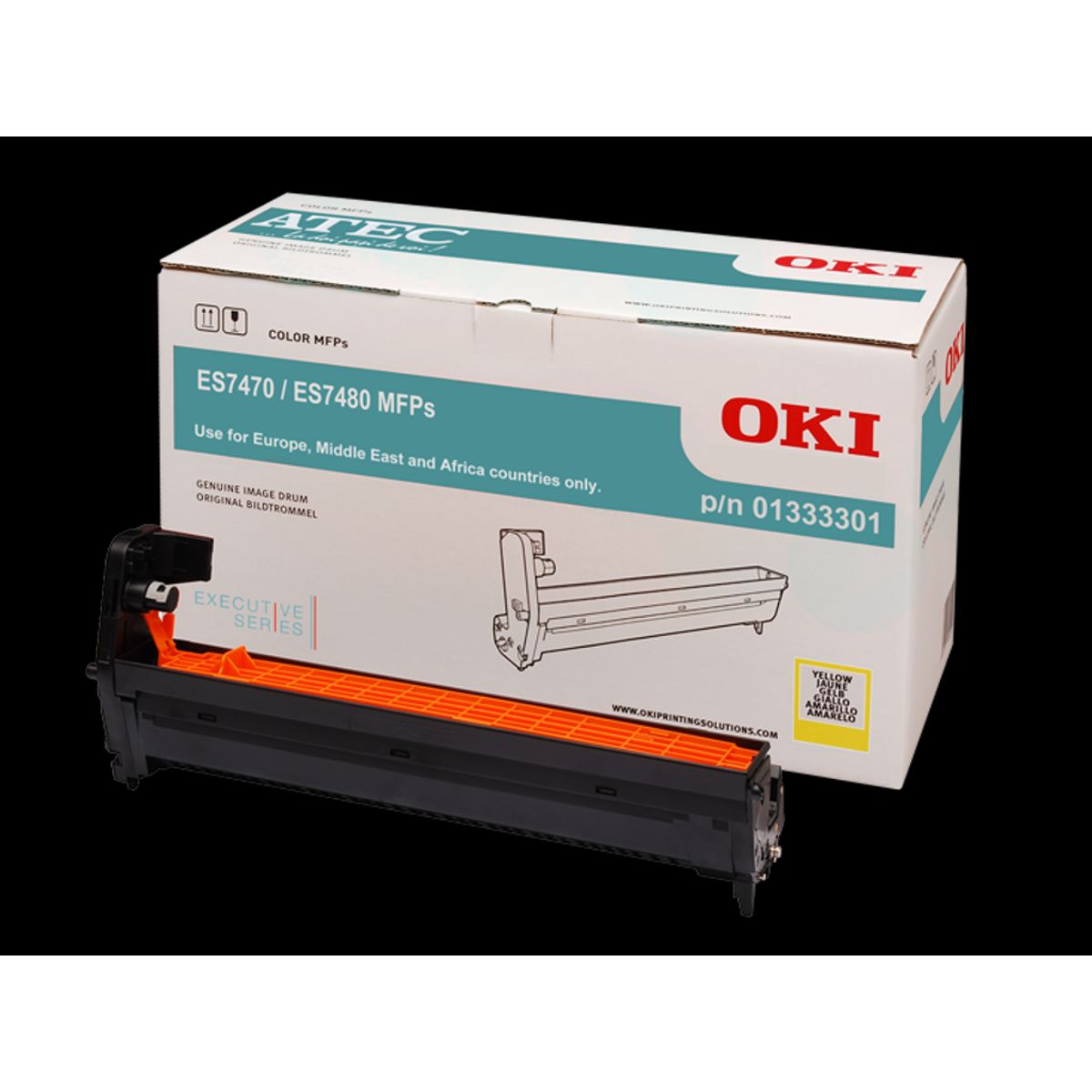 OKI Tromle Es7470/7480 Gul