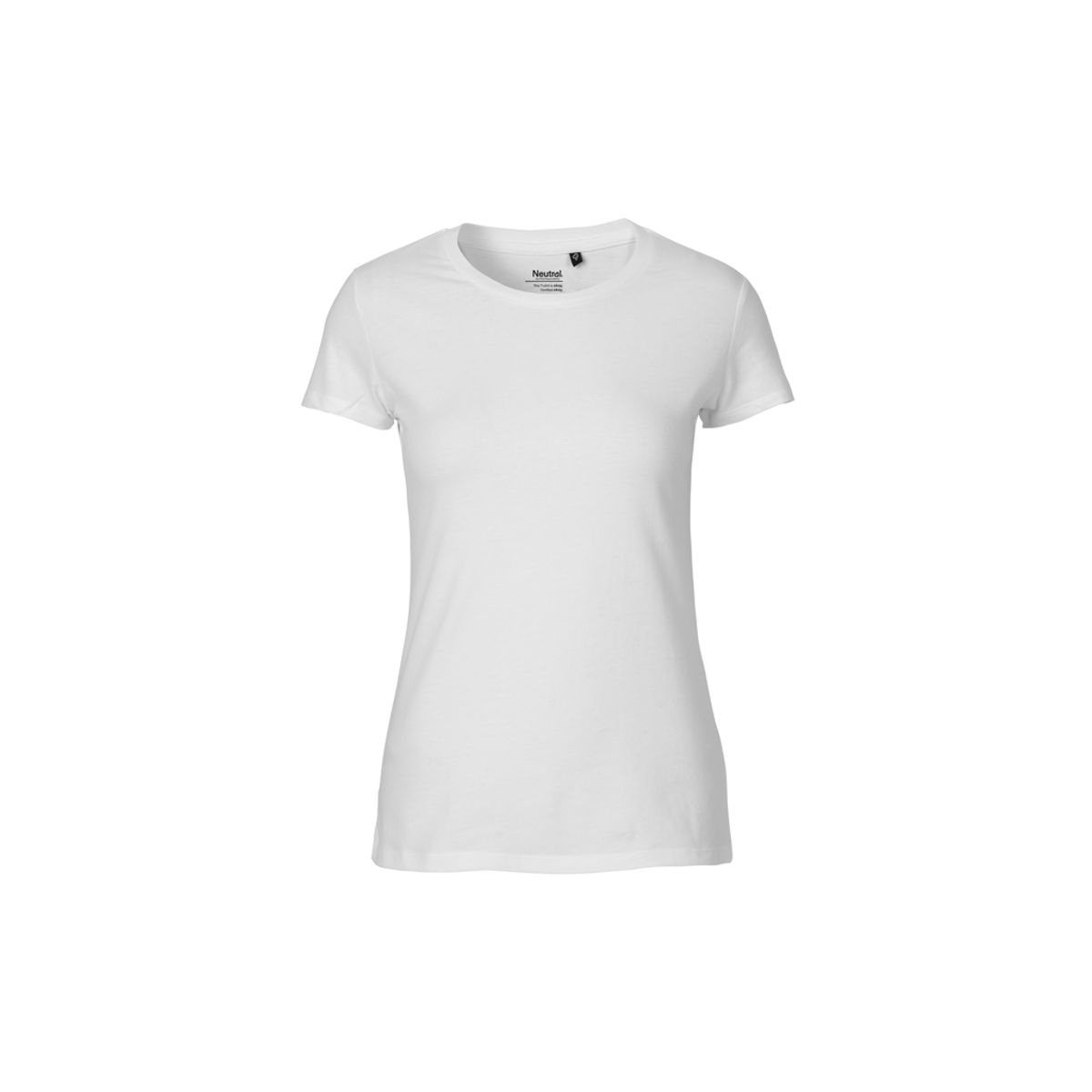 Dame Fit T-shirt Neutral O81001 str. L Hvid