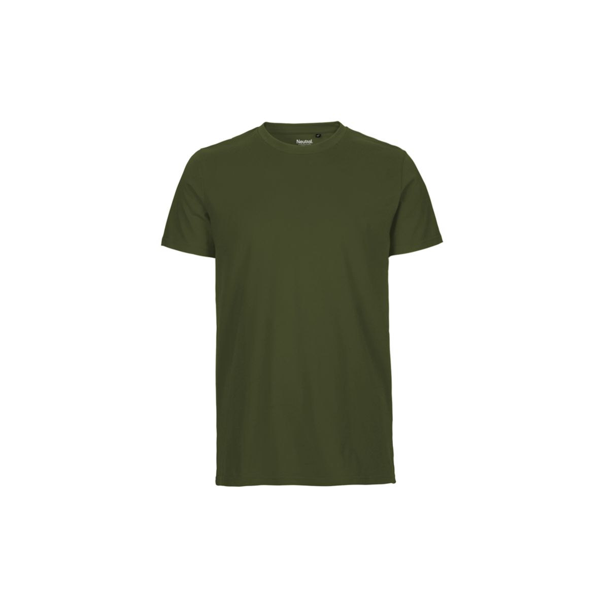 Herre Fit T-shirt Neutral O61001 str. L Military