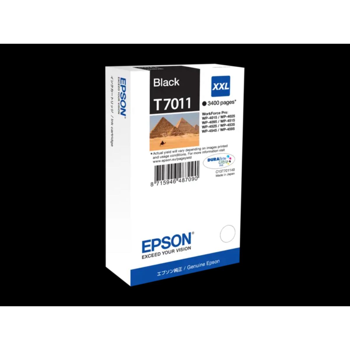 Epson Blækpatron T7011 Sort XXL