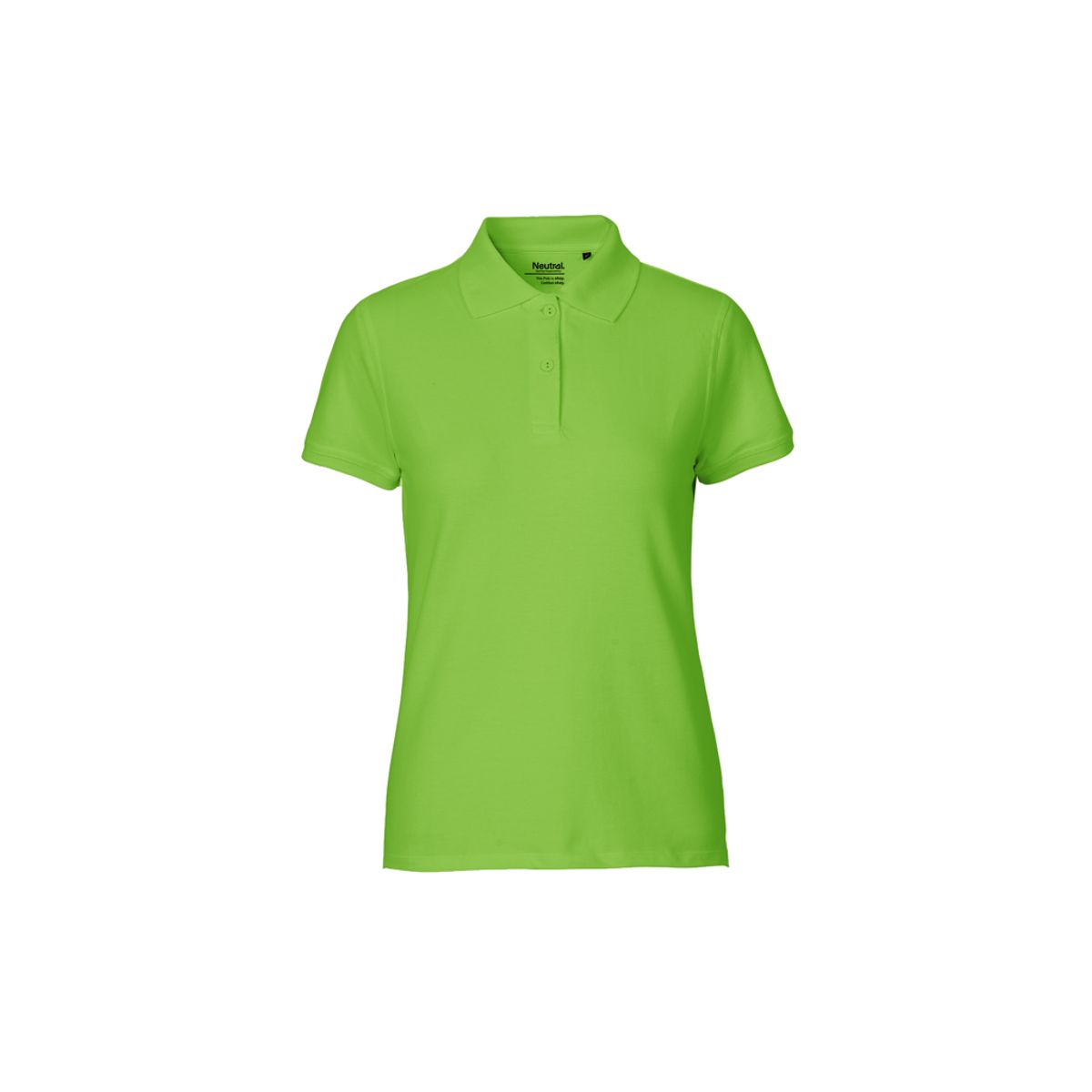 Dame Classic Polo Neutral O22980 str. S Lime