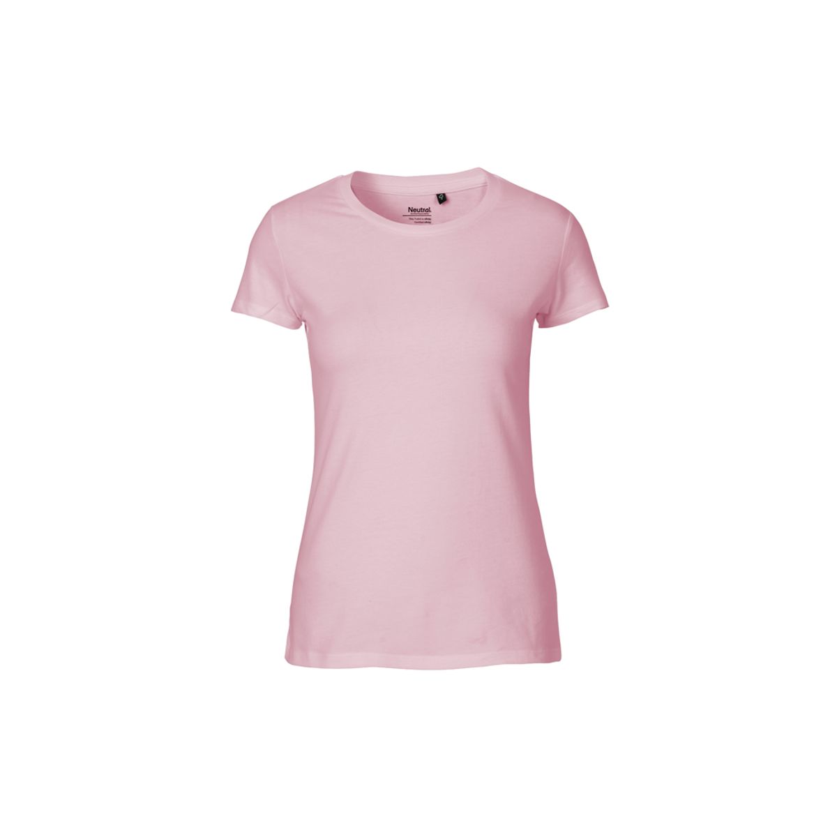 Dame Fit T-shirt Neutral O81001 str. M Light Pink