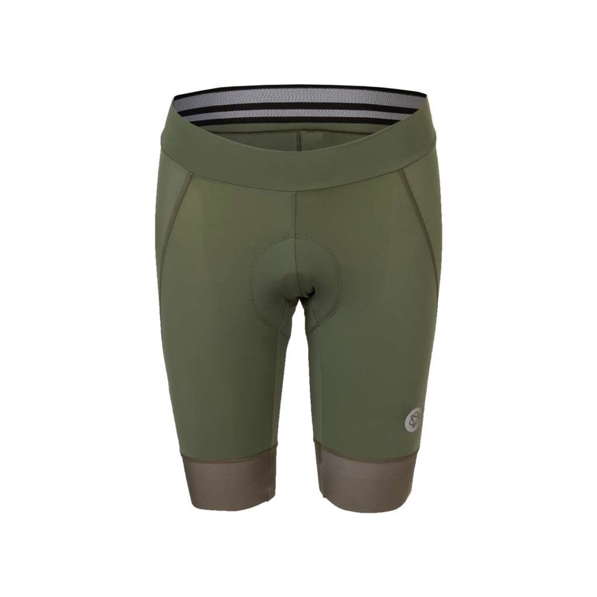 AGU Bibshort Essential Prime 2 - Cykelshorts - Dame - Army Grøn - Str. 2XL