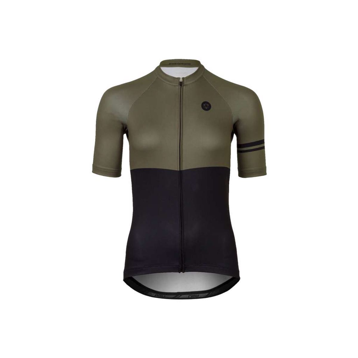 AGU Duo Essential - Cykeltrøje - K/Æ - Dame - Army Grøn/Sort - Str. 2XL