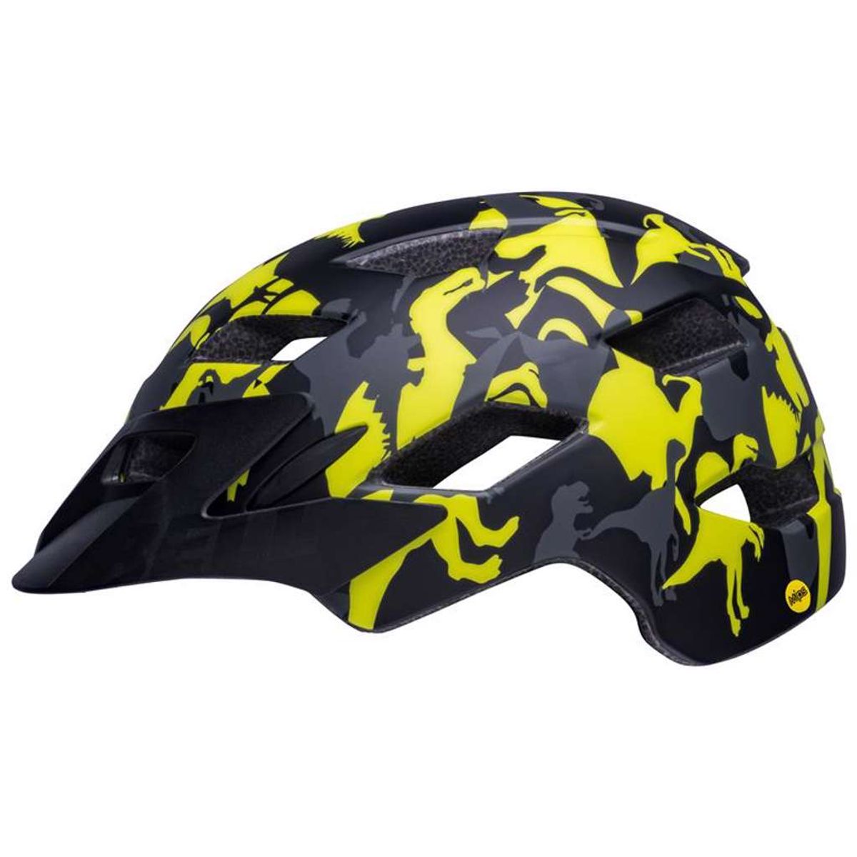 Bell Sidetrack MIPS - Cykelhjelm junior Str. 50-57 cm - Mat sort camos