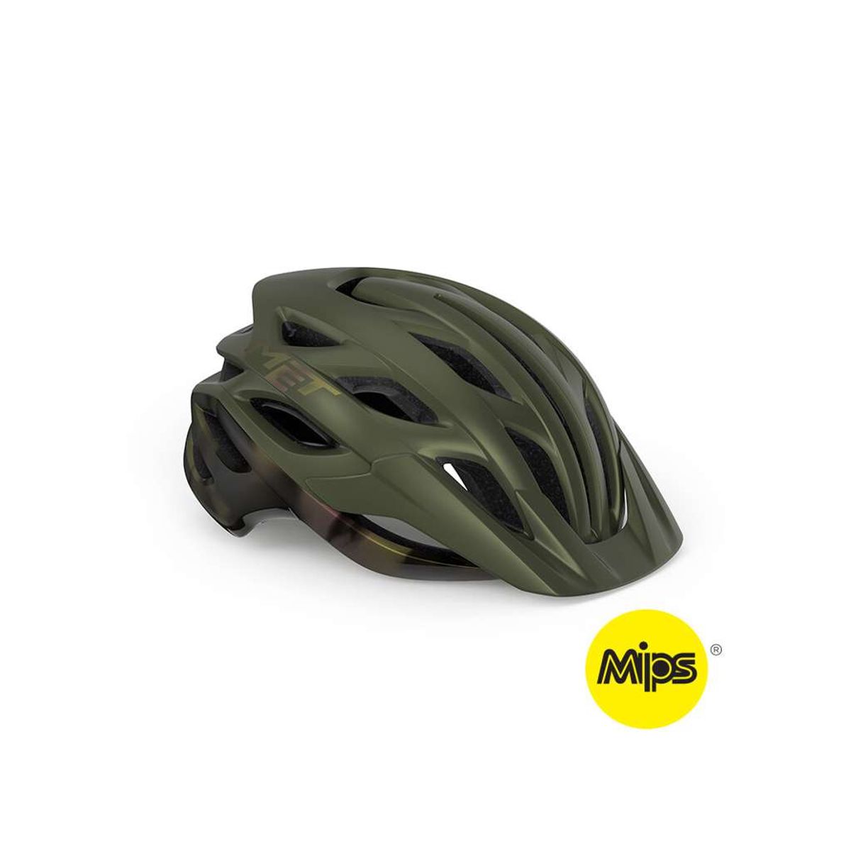 MET Veleno Mips - MTB Cykelhjelm - Mat Oliven Grøn - Str. 56-58 cm