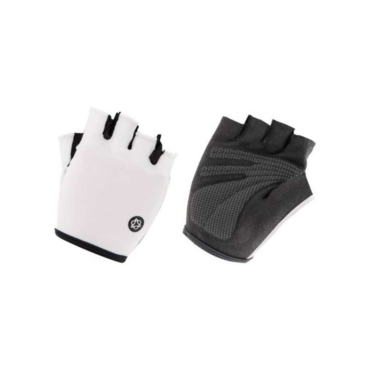 AGU Gloves Essential Gel - Cykelhandsker med Gel-puder - Hvid - Str. L