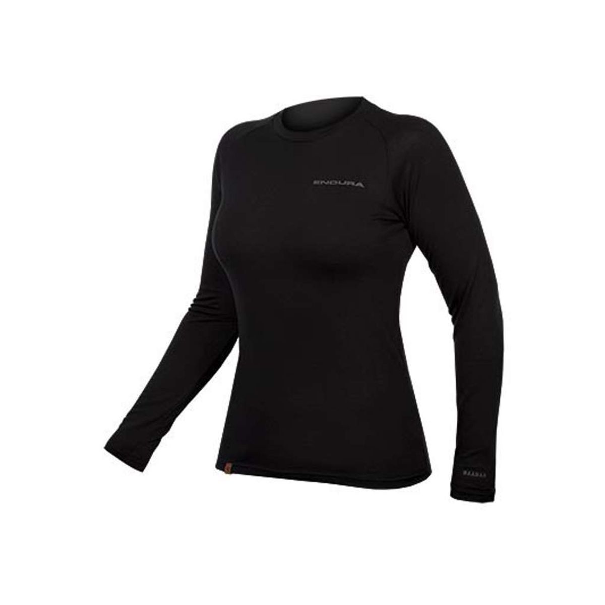 Endura BaaBaa Blend - L/S Baselayer - Svedundertrøje - Dame - Sort - Str. L