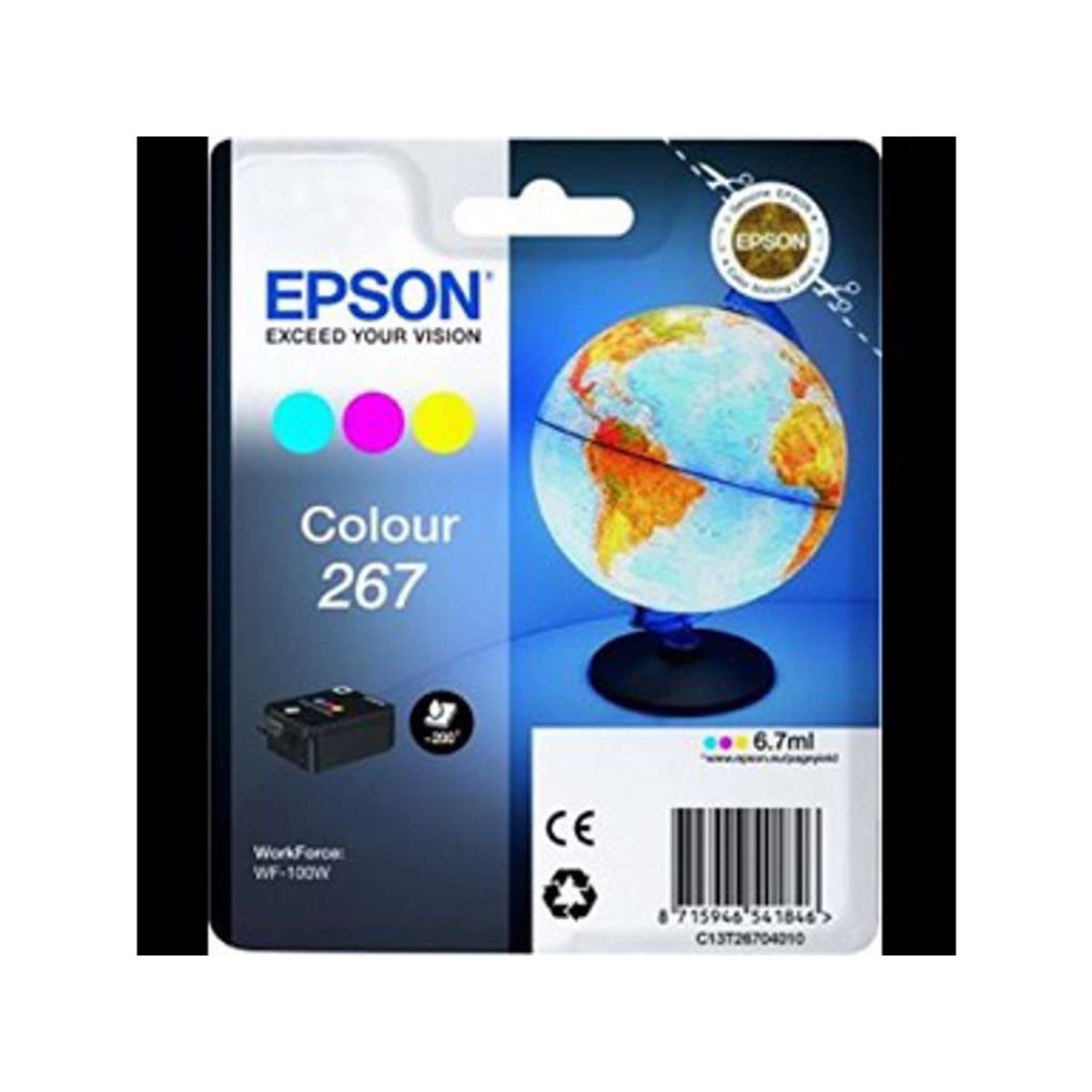 Epson Blæk T267 CMY