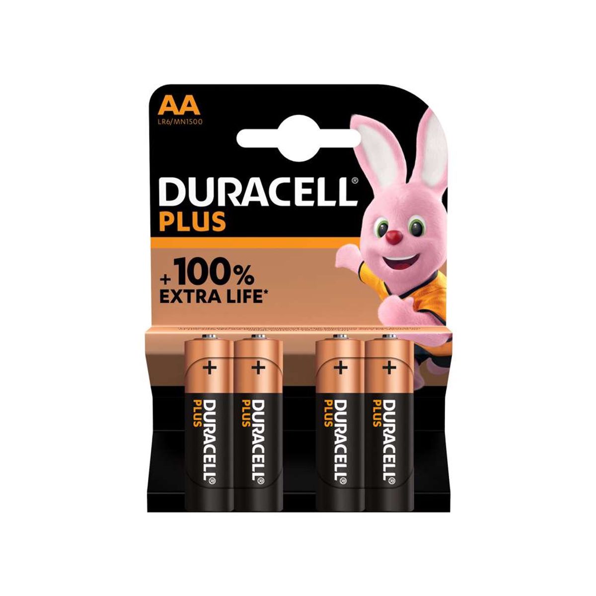 Batteri Duracell Plus Power AA 4 stk