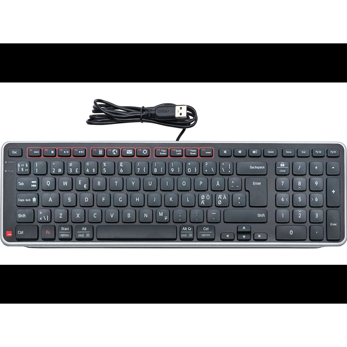 Contour - Tastatur - Balance - Ergonomisk