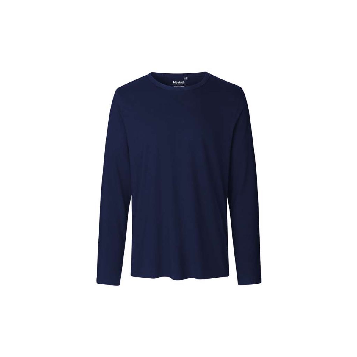 Herre Langærmet T-shirt Neutral O61050 str. 3XL Navy