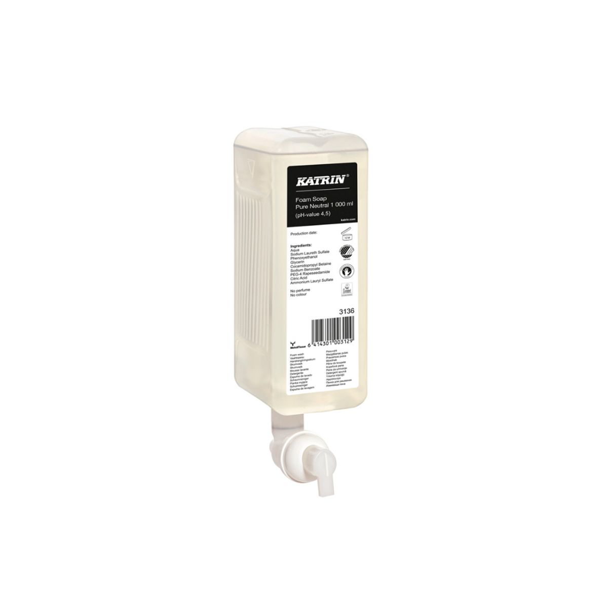 Skumsæbe Katrin Pure Neutral 1000 ml