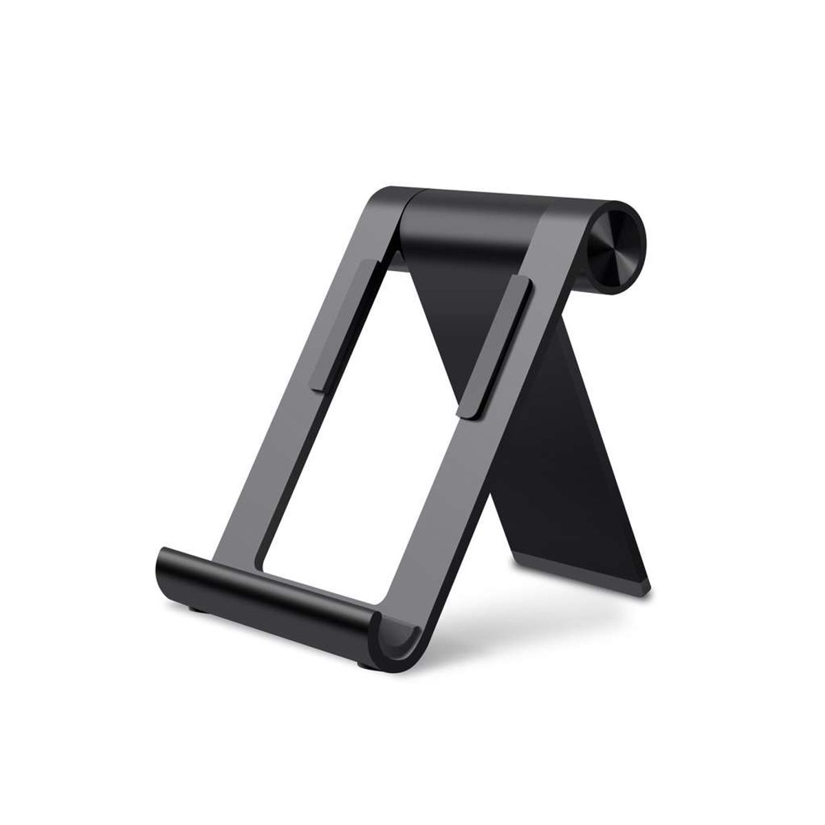 Wergon - Ydun - Iphone / Smartphone / Tablet - Aluminium Foldbar Design Holder op til 7" - Sort