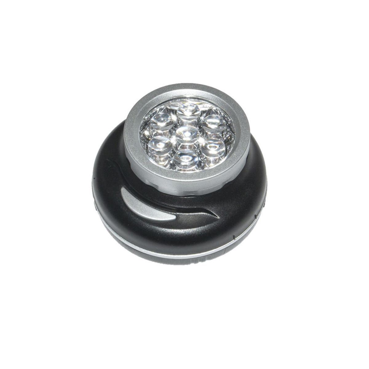 Bike Attitude - 7 LED pandelampe - Inkl. beslag til styr 25-32 mm - Sort