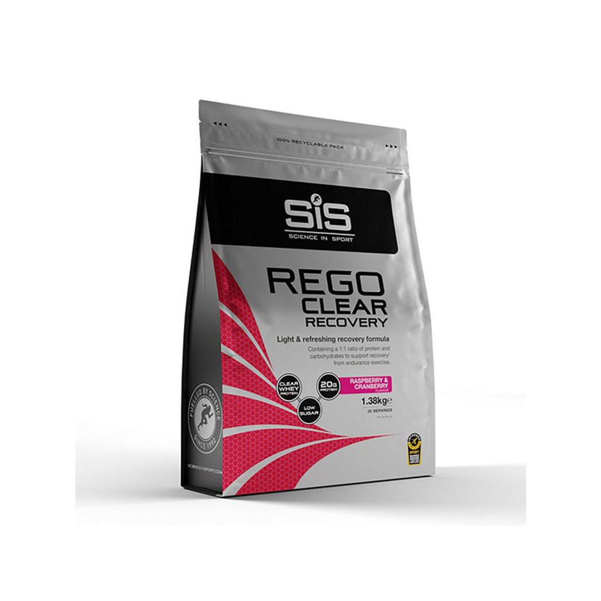 SIS Rego Clear Recovery med hindbær og tranebær 1,38 kg