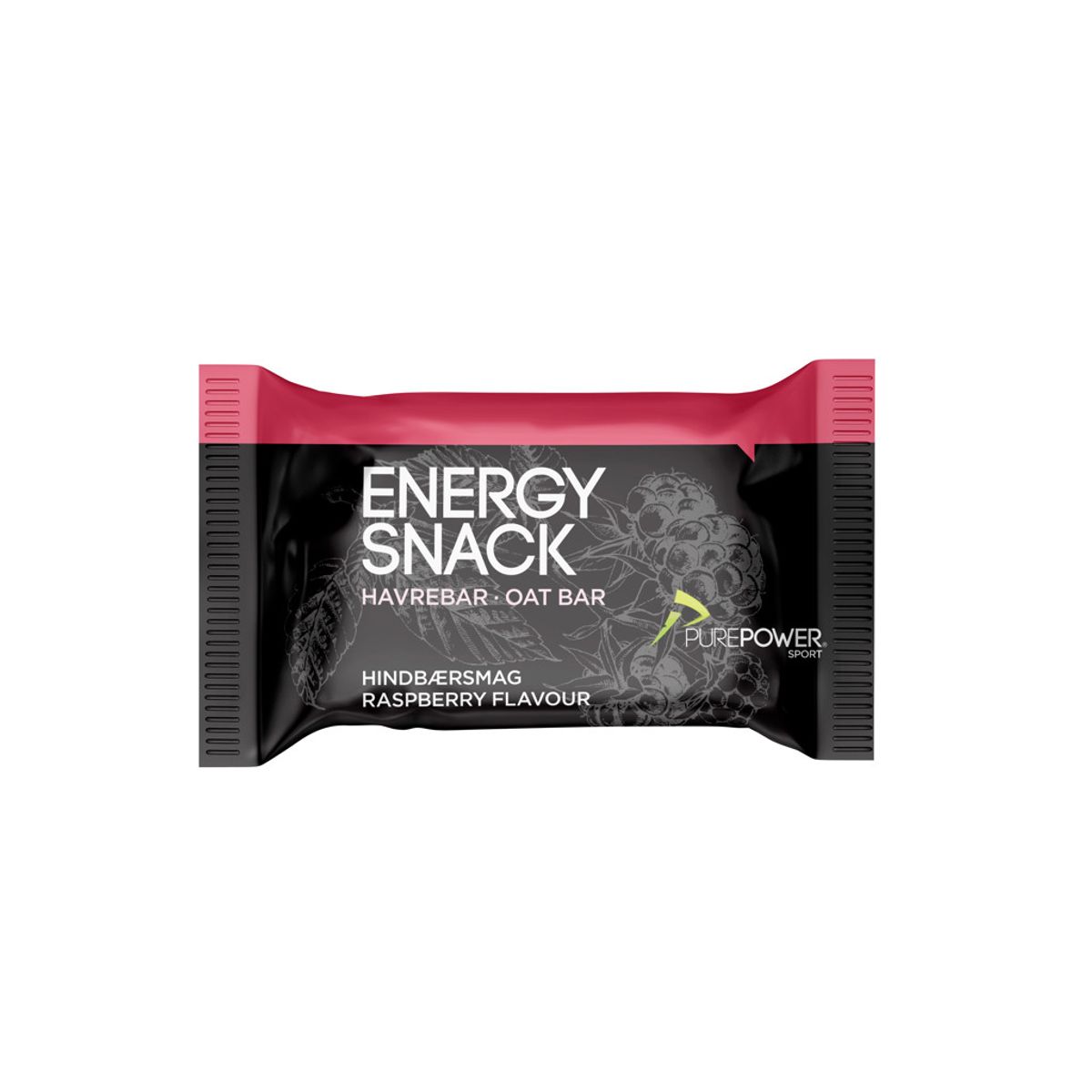 PurePower Energy Snack - Hindbær 60 gram