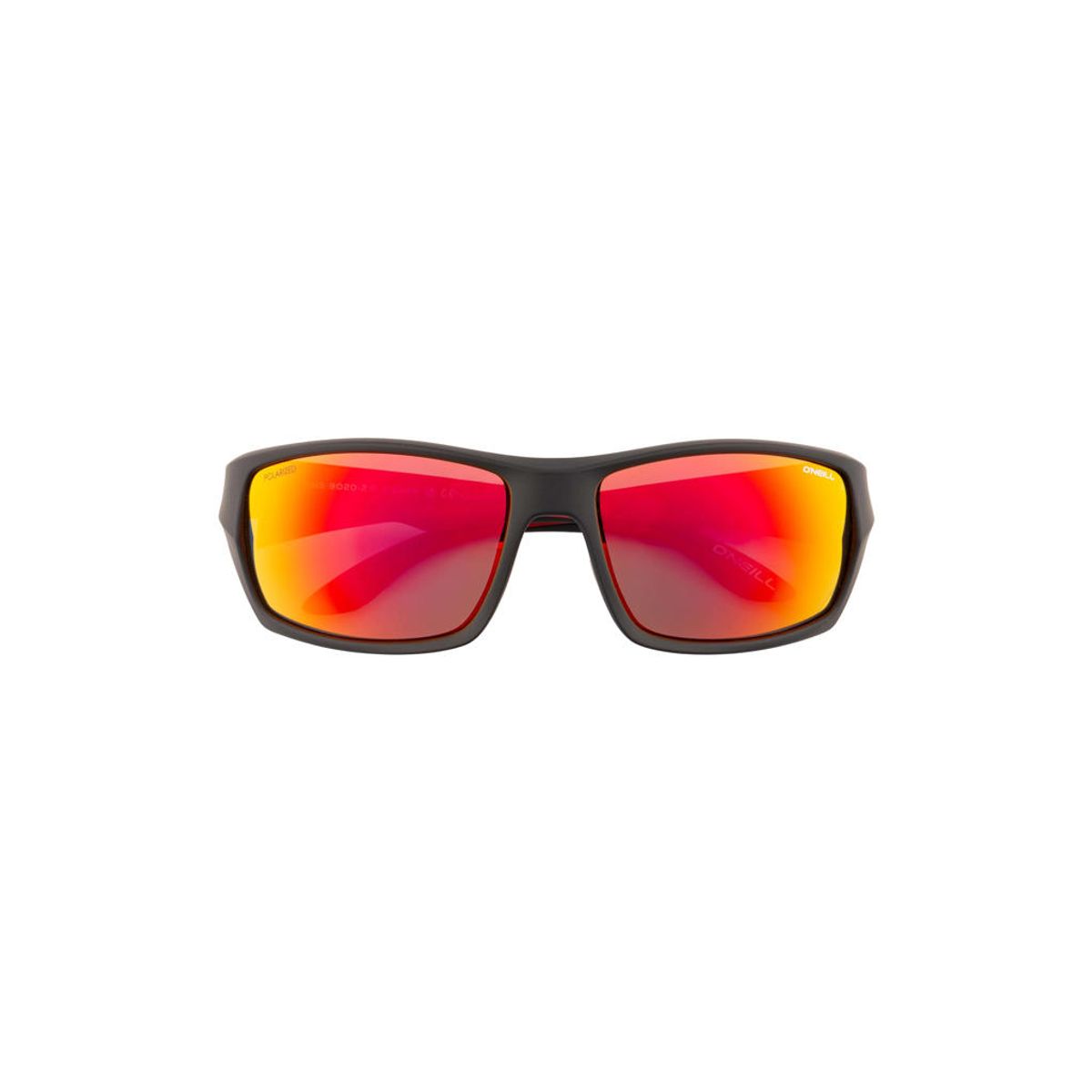 O ´NEILL 9020 Cykelbrille - Hydrofobisk Rød Mirror Linse - Mat Sort/Rød