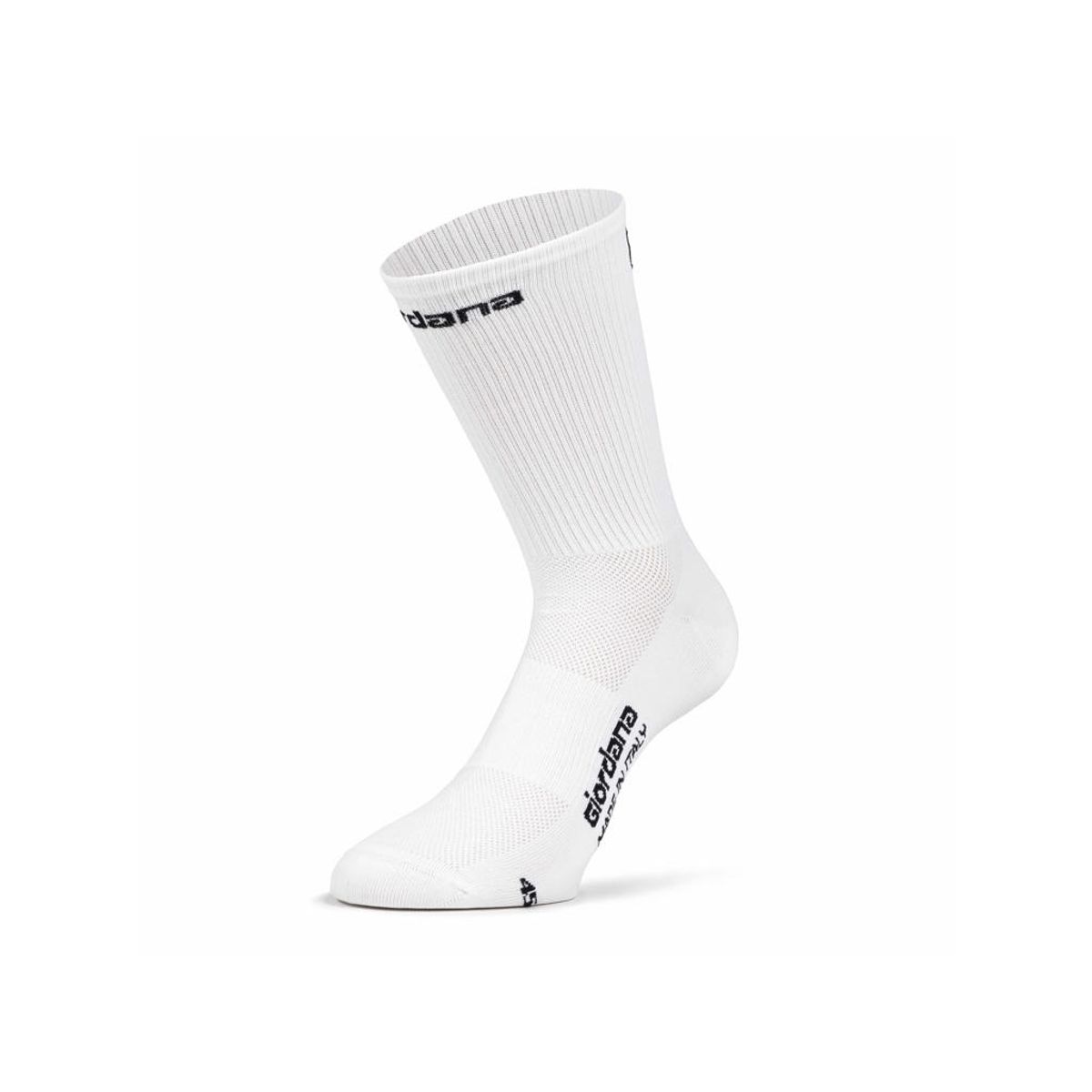 Giordana FRC Tall Cykelstrømper - Hvid - Str. 41-44