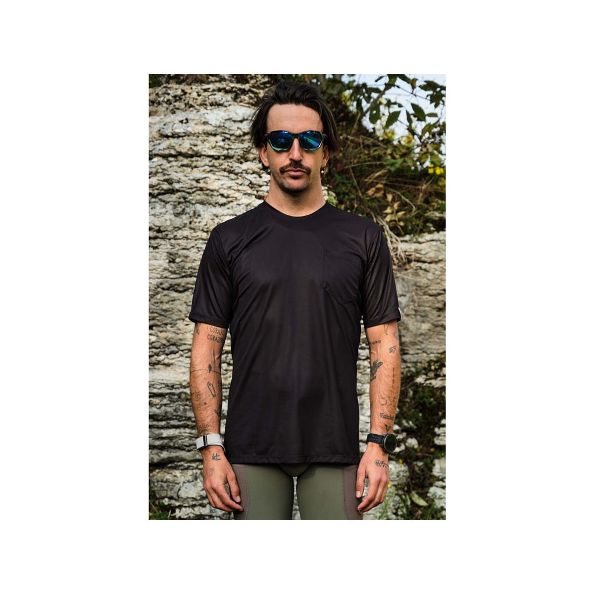 Giordana Gravel Cargo T-Shirt - Sort - Str. M