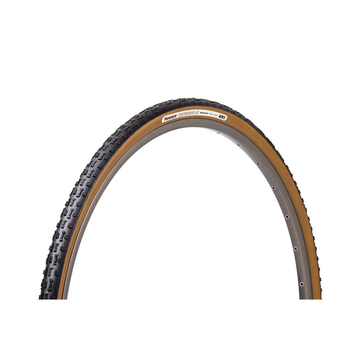 Panaracer GravelKing AC - Foldedæk - Tubeless - 700 x 33 - Sort/Brun