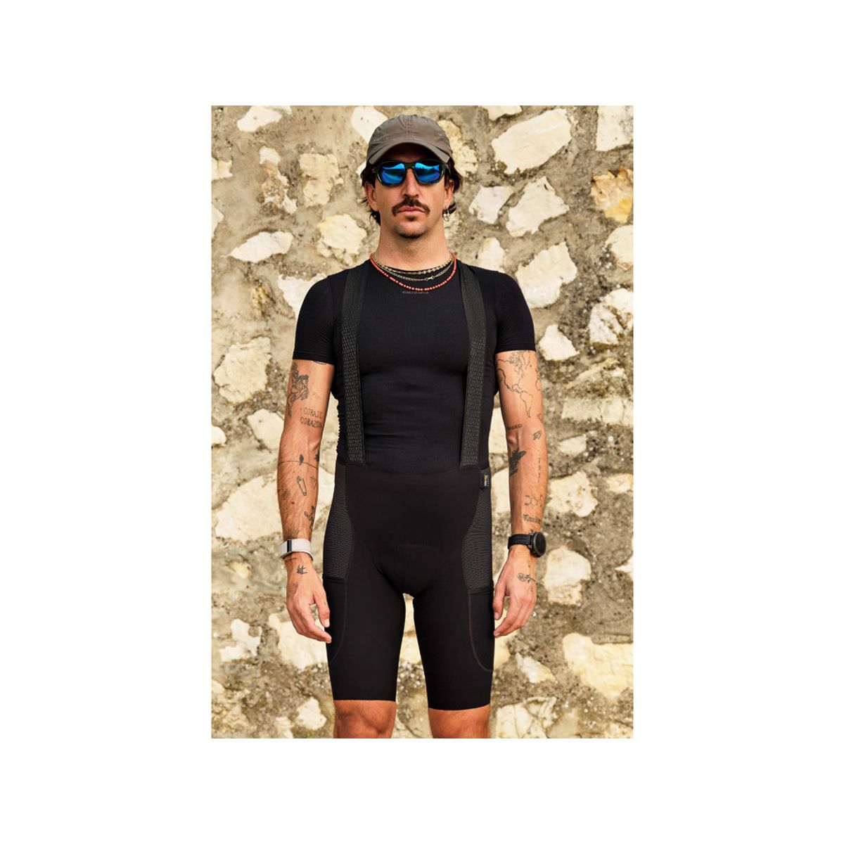 Giordana Gravel Cargo Bib Shorts - Oliven - Str. M