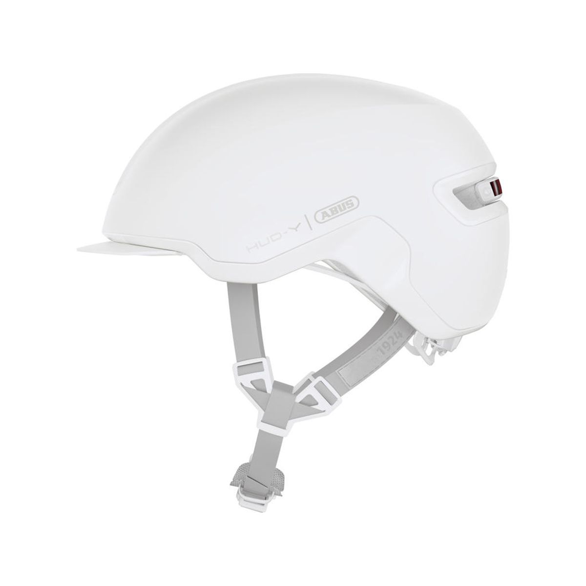 Abus Hud-Y - Cykelhjelm - Pure white - Str. L