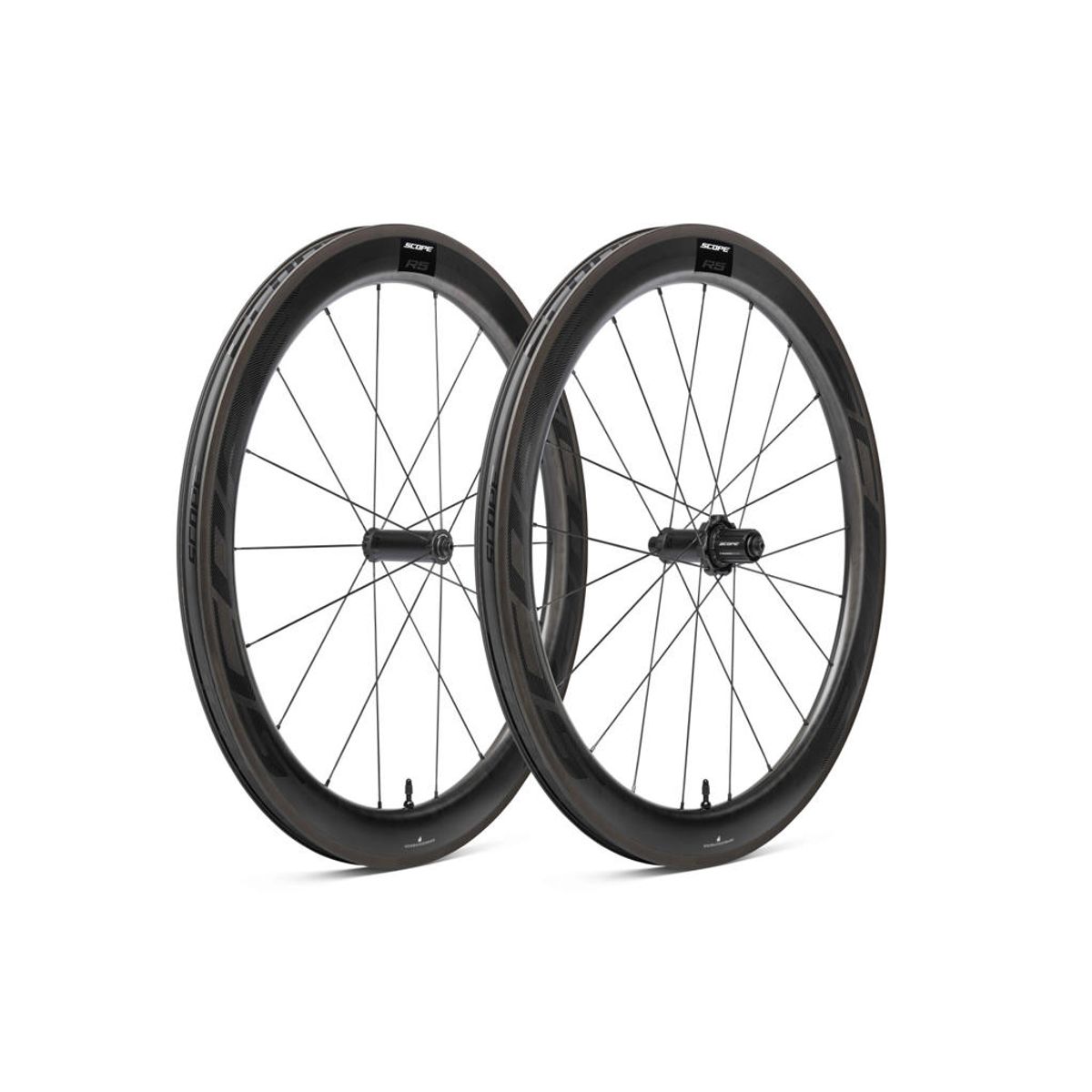 Scope S5 Rim - Hjulsæt Carbon 700c Sport - 55mm profil - Shimano HG 10/11 gear