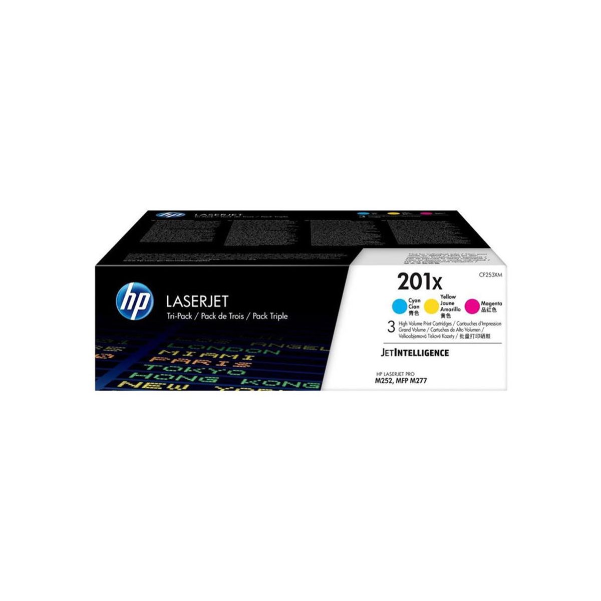 HP 201x Toner Cf253xm CMY