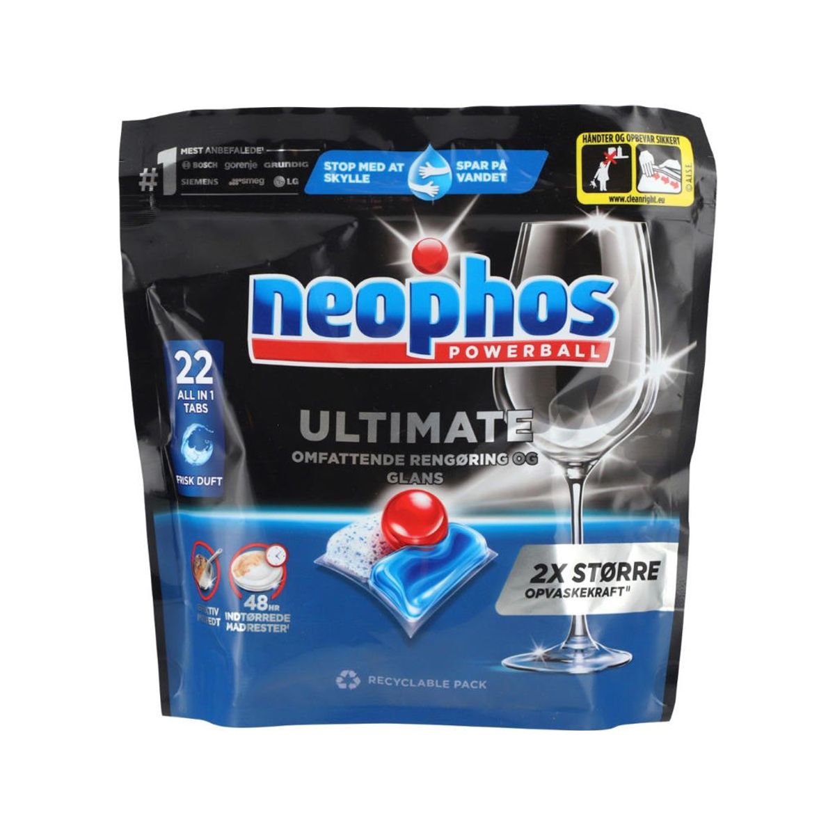 Opvasketabs Neophos Ultimate 22 stk