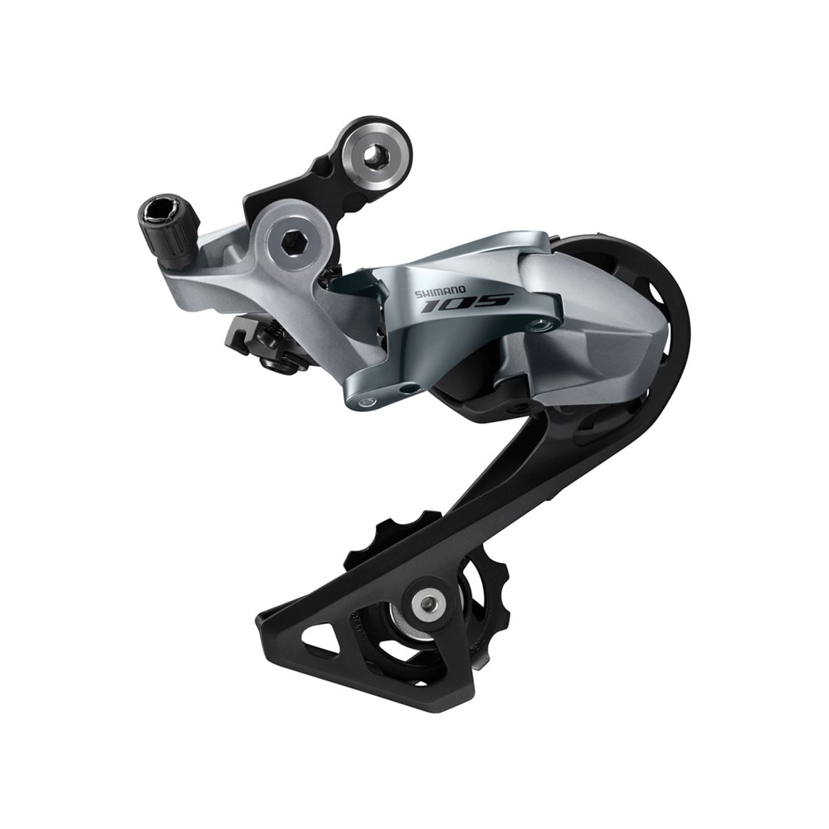 Shimano 105 Bagskifter sølv - RD-R7000-SSS til 2 x 11 gear med kort laske