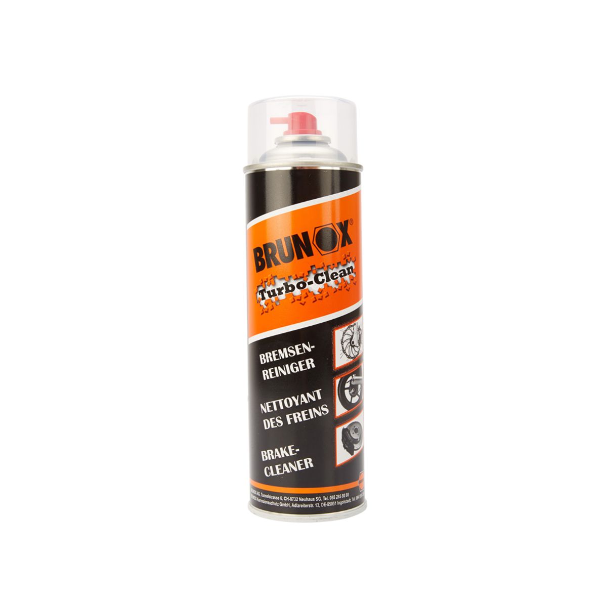 Brunox - Turbo clean - Brake cleaner - Bremserens- 500 ml