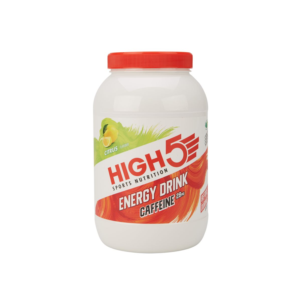 High5 Energy Source Plus - Energidrik med koffein - Citrus 2,2 kg - Testvinder