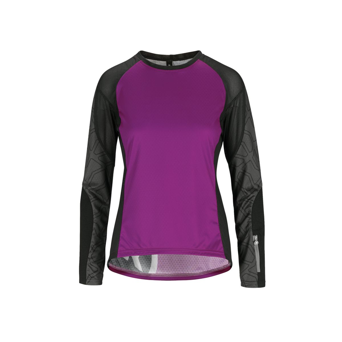 Assos Trail Womens Jersey - Dame MTB cykeltrøje med lange ærmer - Lilla - Str. XL