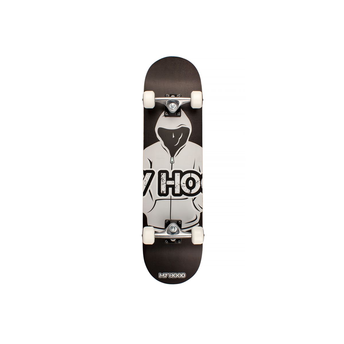 Skateboard My Hood ABEC9 - Hood Sort/Grå