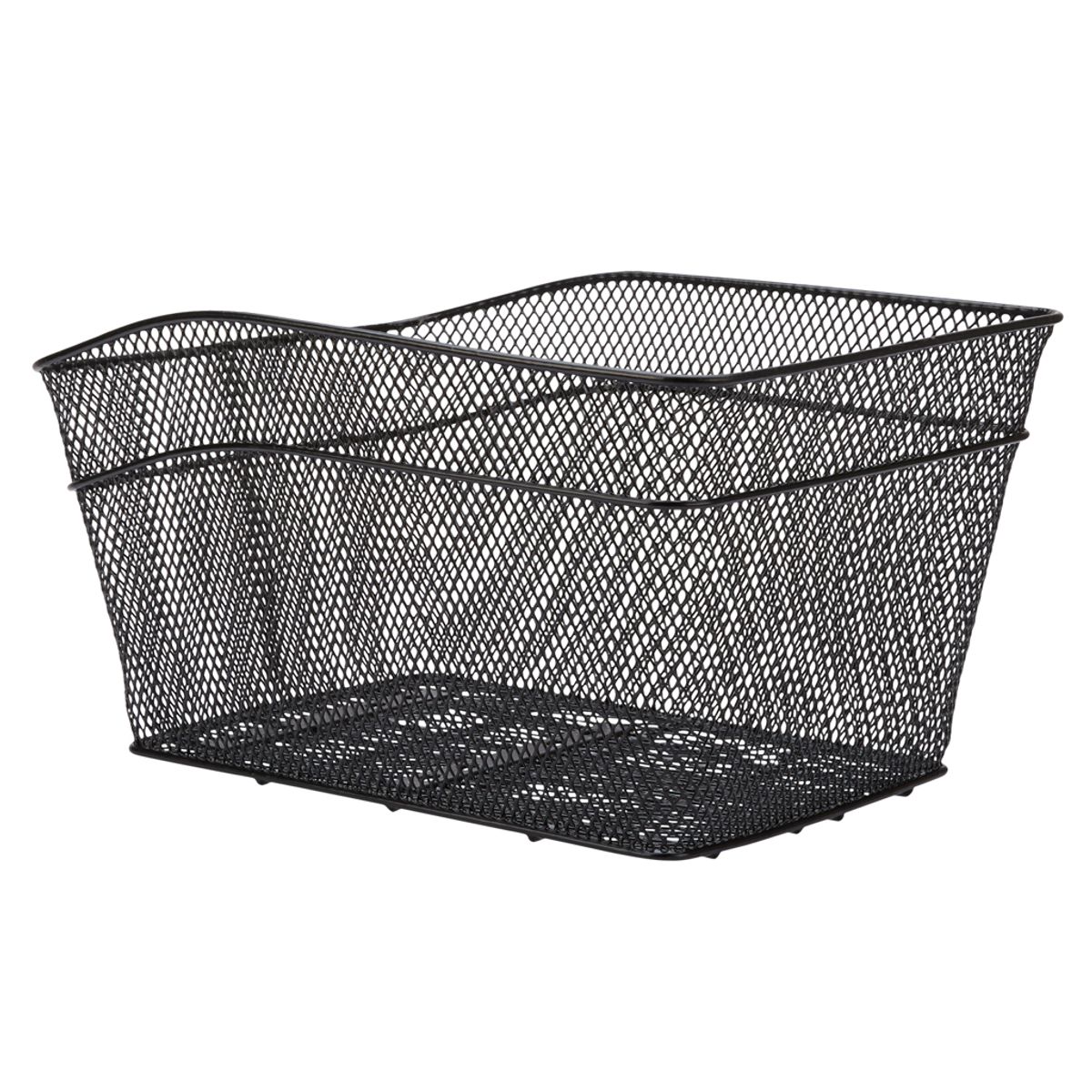 OnGear cykelkurv til bagagebærer - Sort - 42x32,5x25 cm (Large)