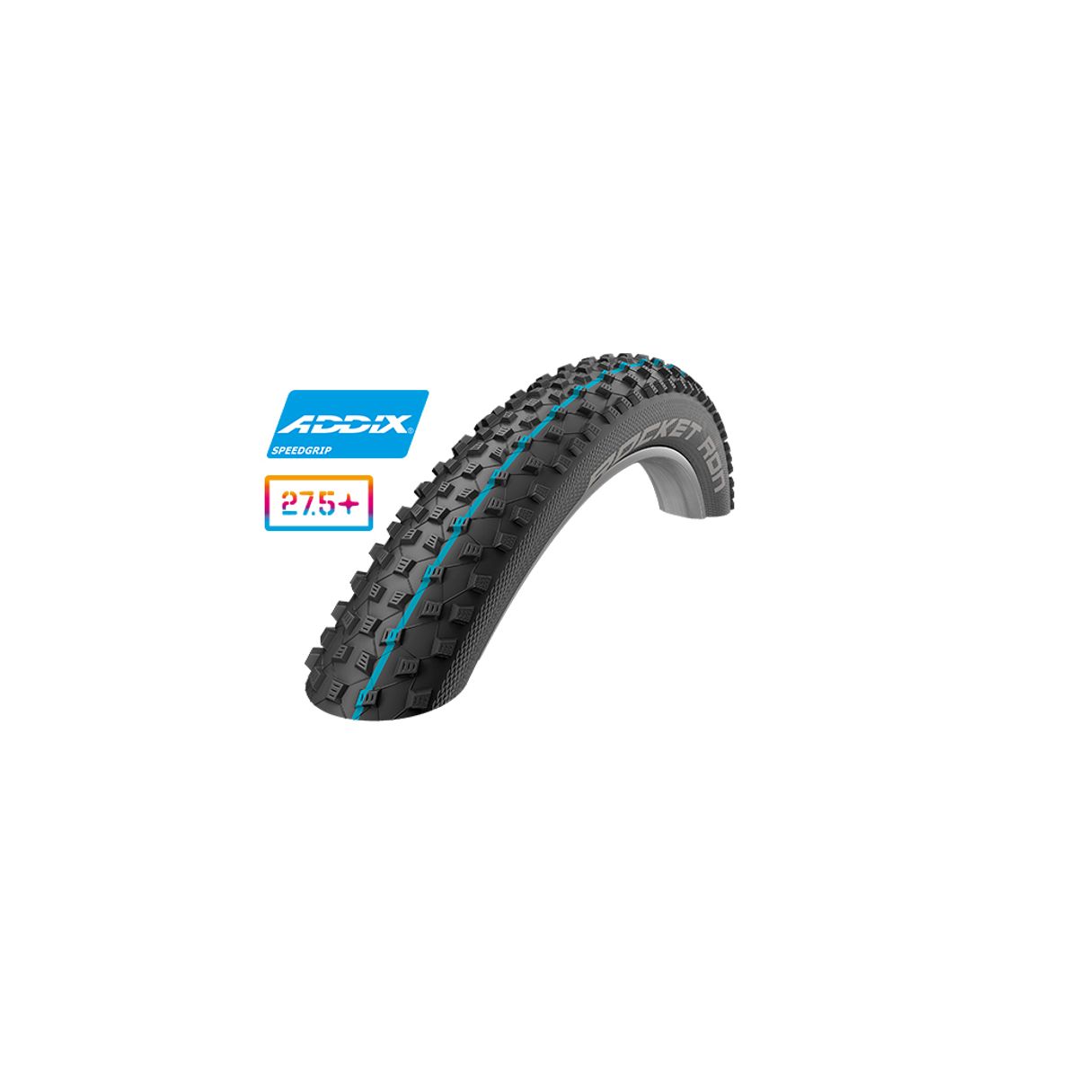 Schwalbe Rocket Ron Addix Speedgrip Evolution Line SnakeSkin TL-Easy Foldedæk - 27,5x2,60