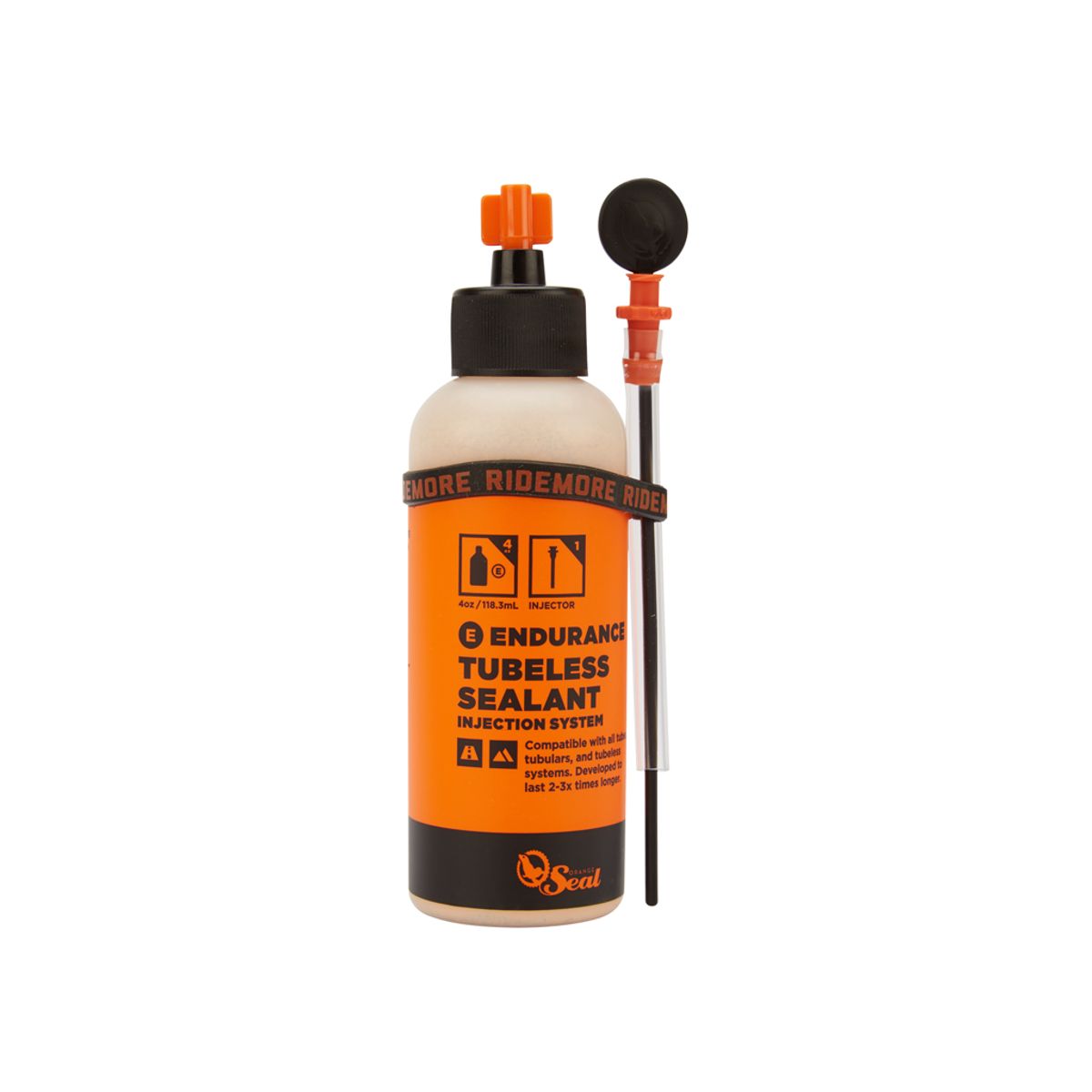 Orange Seal Endurance - Tubeless væske - 118 ml. - Inkl. påfyldningssystem