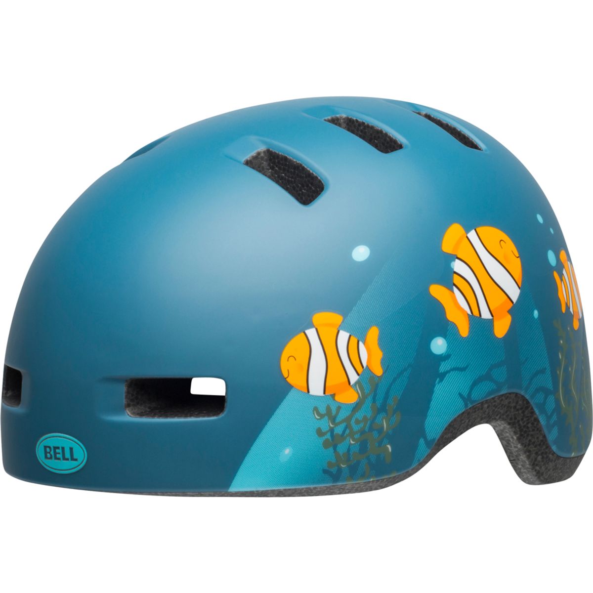 Bell Lil Ripper - Cykelhjelm - Str. 45-51 cm - Clown Fish Mat Gråblå