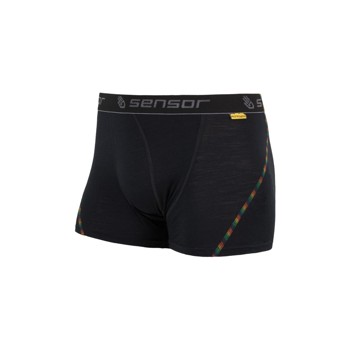 Sensor Merino Air Boxers - Uldunderbukser m. kort ben - Mand - Sort - Str. S