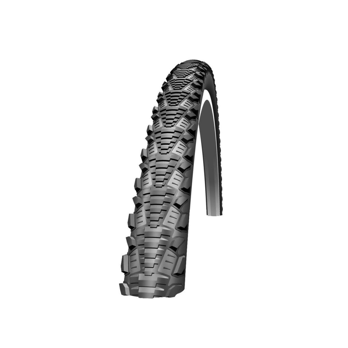 Schwalbe CX Comp Kevlar-Guard Cross med refleks sider - Tråddæk - 700x35c