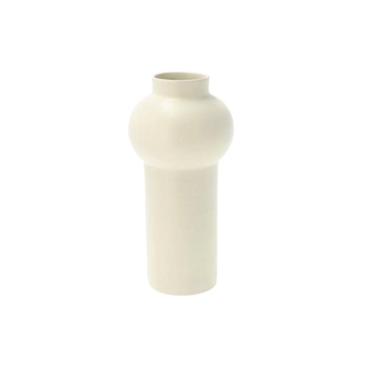 Villa Collection - Rost Vase Dia. 14 x 30 cm Offwhite