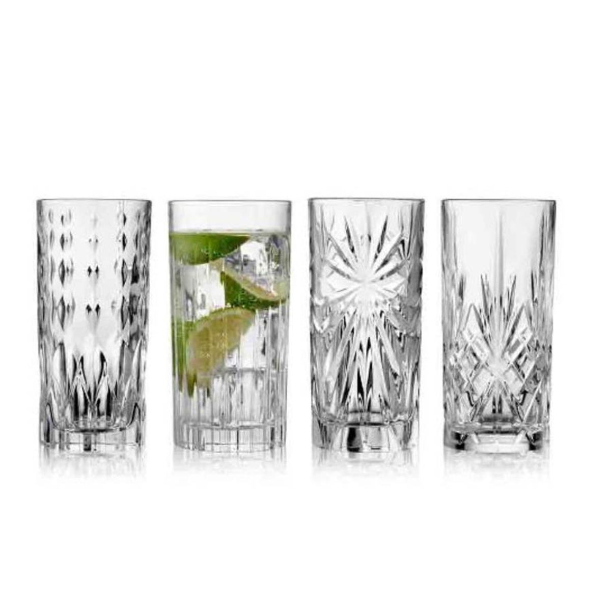 Lyngby Glas - Selection Highball 36 cl 4 stk Klar