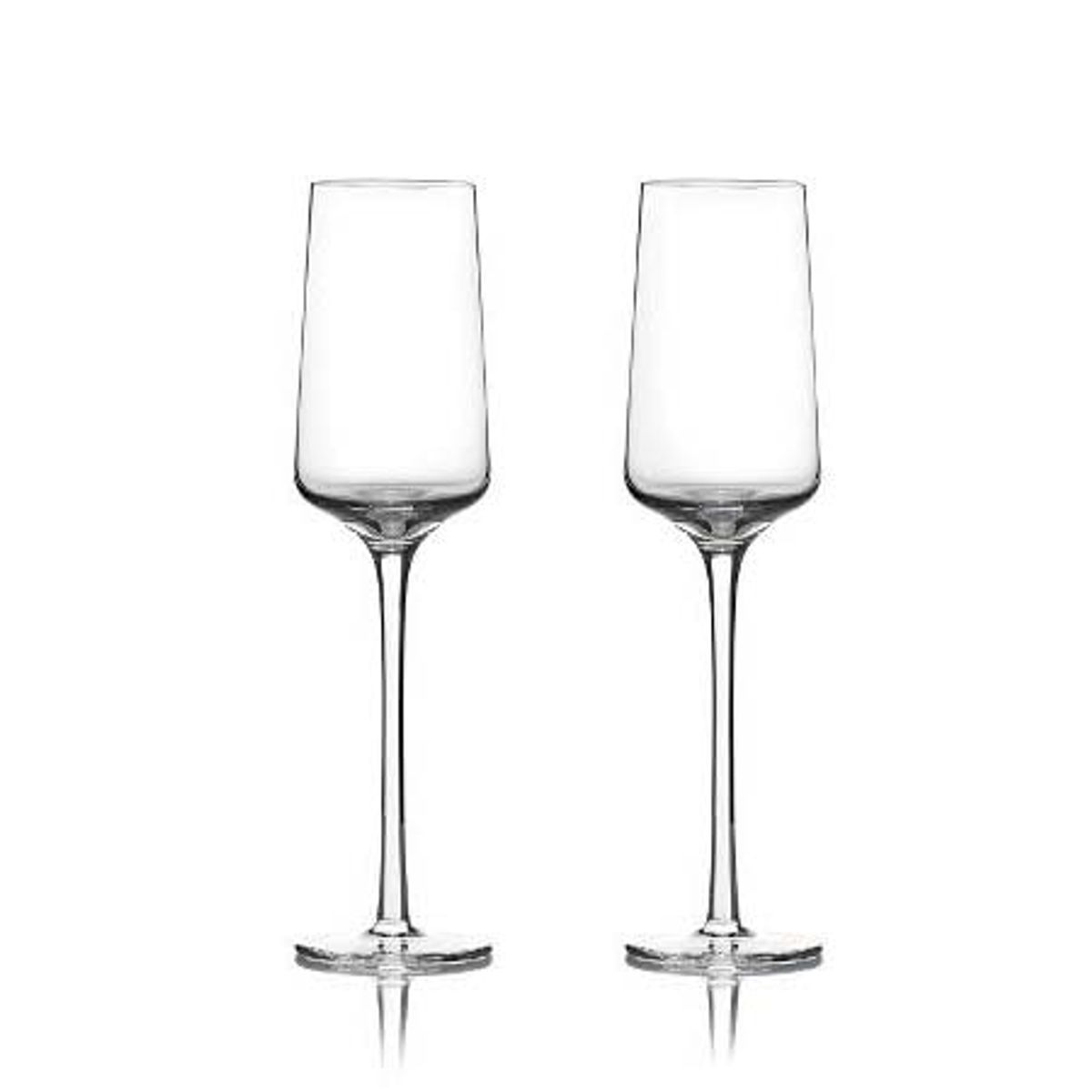 ZONE Denmark - Zone Rocks Champagneglas Dia 3 x 23 cm 21 cl 2 stk. Klar