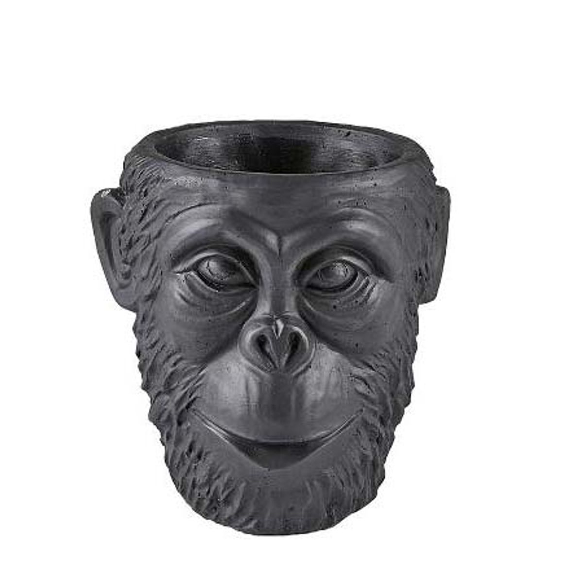 Villa Collection - Gorilla Skjuler Dia. 19 x 19 cm Sort Cement