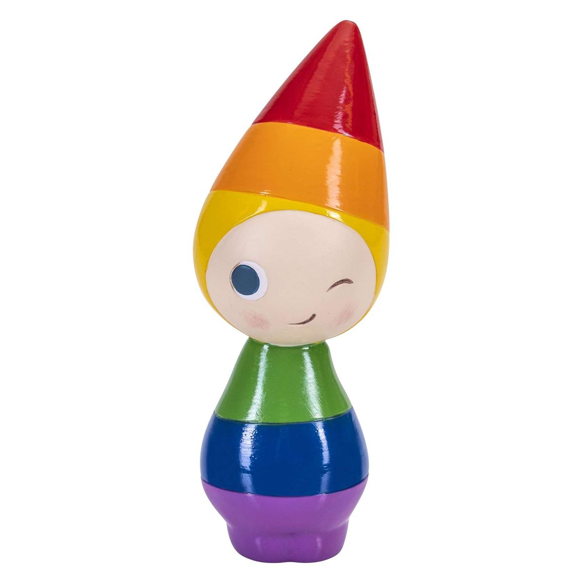 Nääsgränsgården - Peggy winking, rainbow H.11cm