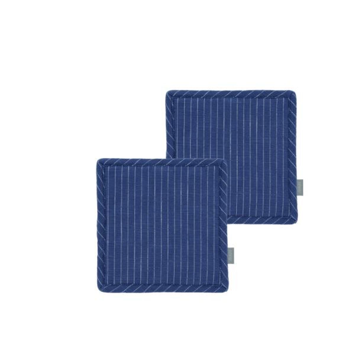 Södahl - organic Line Grydelapper 20 x 20 cm 2 stk. Royal Blue