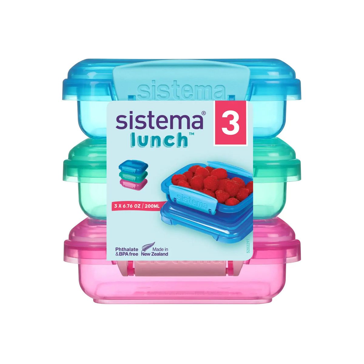 Sistema - Lunch Packs 3Pack 200ml