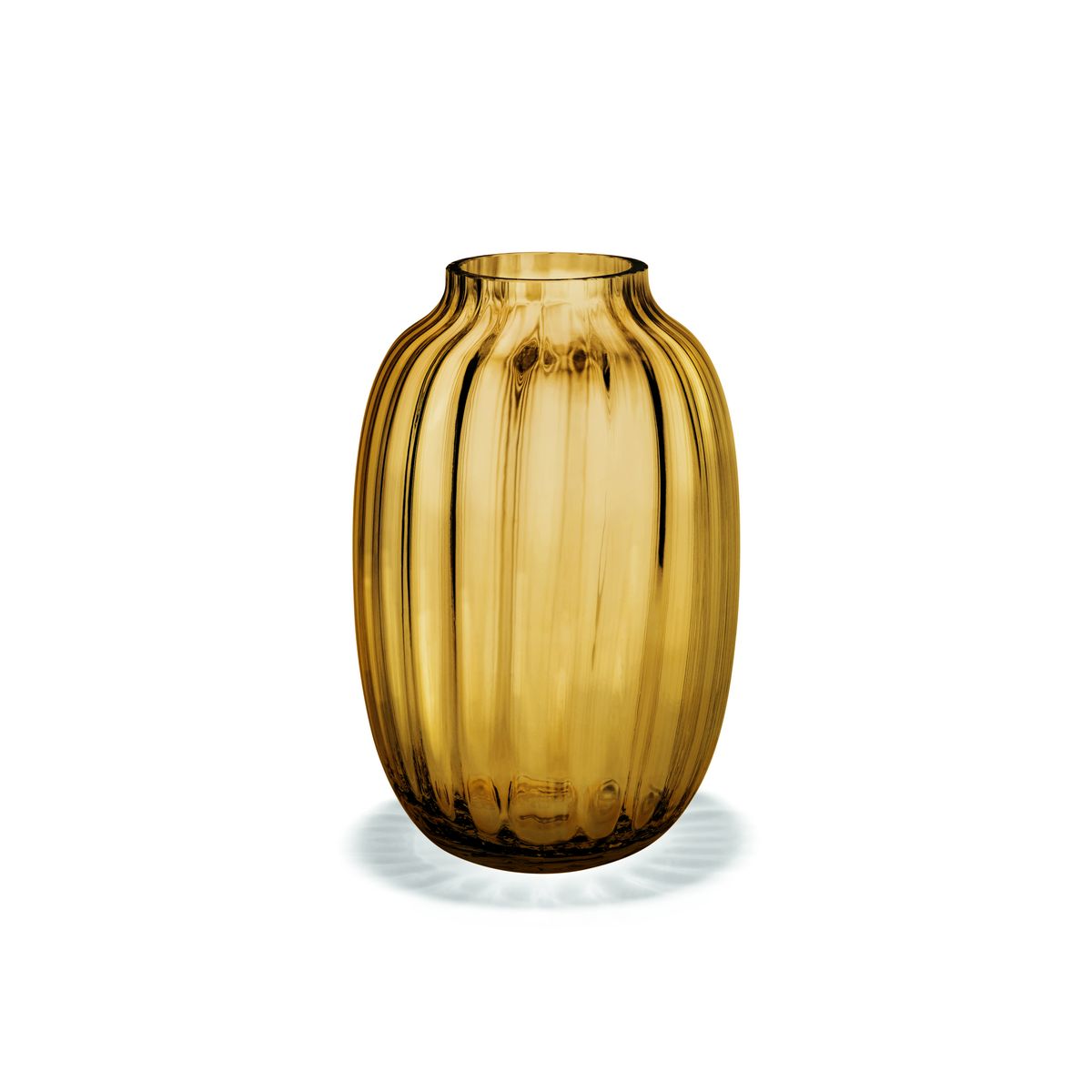 Holmegaard - Primula Vase, amber, 25,5 cm