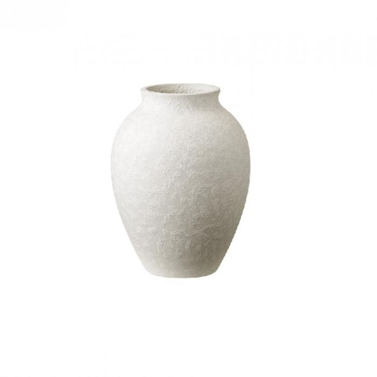 Knabstrup - , vase, hvid, 12,5 cm